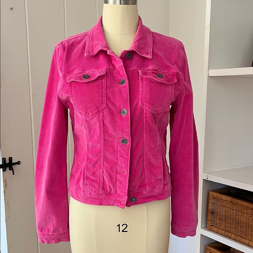Women's Pink Corduroy Jacket